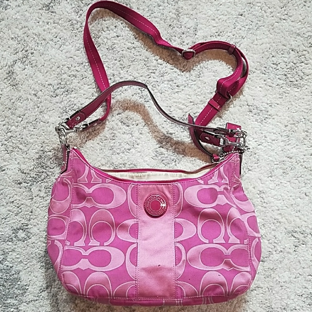 Pink Coach bag